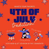 Quirky 4th of July Traditions Instagram post Image Preview