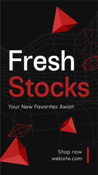 3D Fresh Stocks TikTok Video Preview