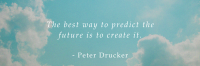 Create Your Future Motivational Quote Twitter header (cover) Image Preview