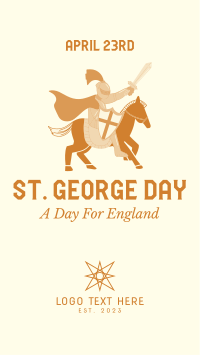 A Day for England Facebook Story Design
