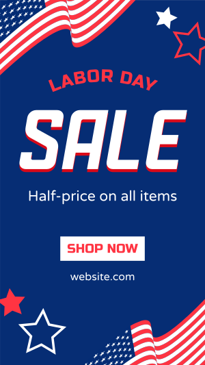 Labor Day Sale Instagram story Image Preview