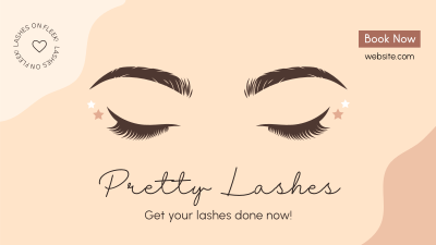 Pretty Lashes Facebook event cover Image Preview