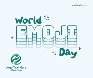Emoji Day Lettering Facebook post