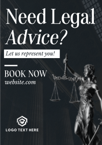 Legal Advice Poster Design