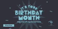 Birthday Month Promo Twitter Post Image Preview