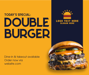 Double Patties Facebook post Image Preview