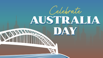 Australia Famous Landmarks Facebook event cover Image Preview