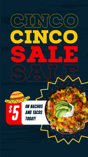 Cinco De Mayo Promo Facebook story Image Preview