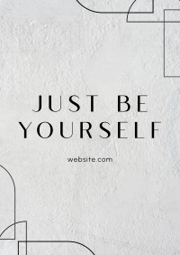 Be Yourself Flyer Design