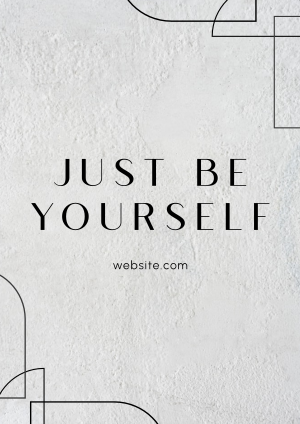 Be Yourself Flyer Image Preview