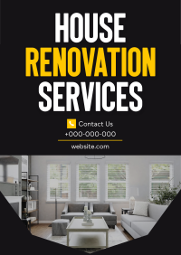 Renovation Services Poster Image Preview