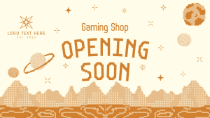 Pixel Space Shop Opening Animation Image Preview