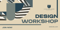 Modern Abstract Design Workshop Twitter post Image Preview