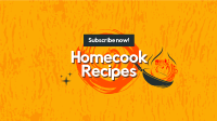 Homecook Recipes YouTube Banner Image Preview