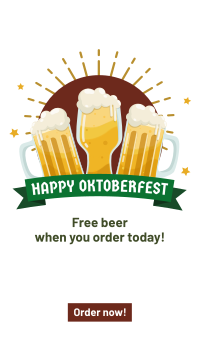 Cheers Beer Oktoberfest Instagram Story Design