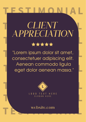 Testimonial  Backround Flyer Image Preview