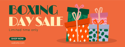 Boxing Day Clearance Sale Facebook cover Image Preview