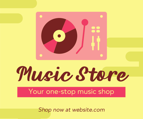 Premium Music Store Facebook Post Design Image Preview