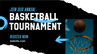 Basketball Tournament Facebook Event Cover Design