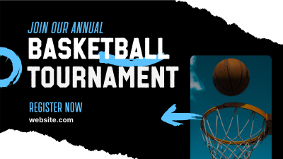 Basketball Tournament Facebook event cover Image Preview