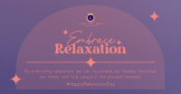 Embrace Relaxation Facebook Ad Design