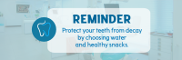 Dental Reminder Twitter Header Image Preview