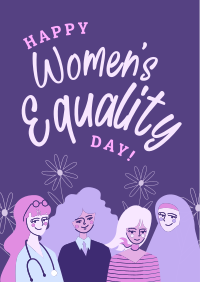Building Equality for Women Poster Design