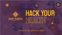 Modern Health Podcast Facebook Event Cover Design