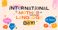 Doodle International Mother Language Day Facebook Ad Design