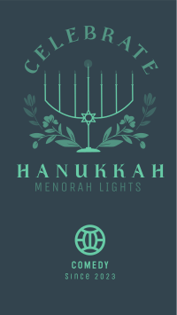 Hanukkah Light Facebook story Image Preview