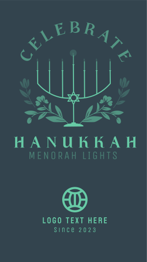 Hanukkah Light Facebook story Image Preview
