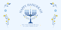 Happy Hanukkah Twitter post Image Preview