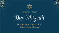Magical Bar Mitzvah Zoom Background Image Preview