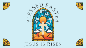 Easter Stained Glass YouTube Video Image Preview