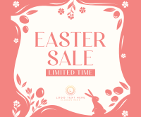 Blessed Easter Limited Sale Facebook Post Design