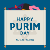 Happy Purim Instagram post Image Preview