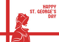 Saint George Knight Postcard Image Preview
