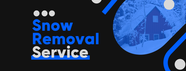 Minimal Snow Removal Facebook Cover Design