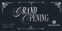 Elegant Ornament Grand Opening Twitter post Image Preview