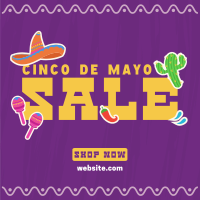 Cinco de Mayo Stickers Linkedin Post Preview