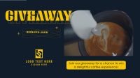Cafe Coffee Giveaway Promo Animation Image Preview