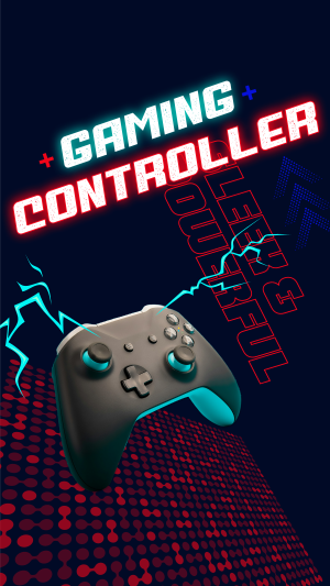 Sleek Gaming Controller Instagram story Image Preview