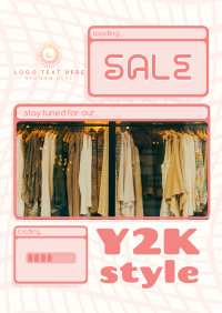 Y2K Fashion Brand Sale Flyer Design