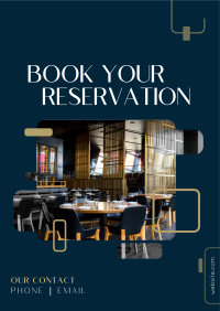 Restaurant Booking Flyer Image Preview