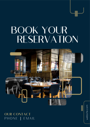 Restaurant Booking Flyer Image Preview