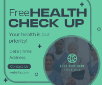 Free Health Checkup Facebook post Image Preview