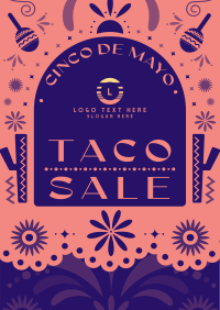 Cinco de Mayo Taco Promo Poster Image Preview