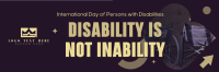 Disability Awareness Twitter Header Design