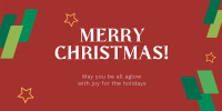 Christmas Greeting Twitter Post Design