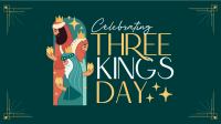 Modern Three Kings Day Facebook event cover Image Preview